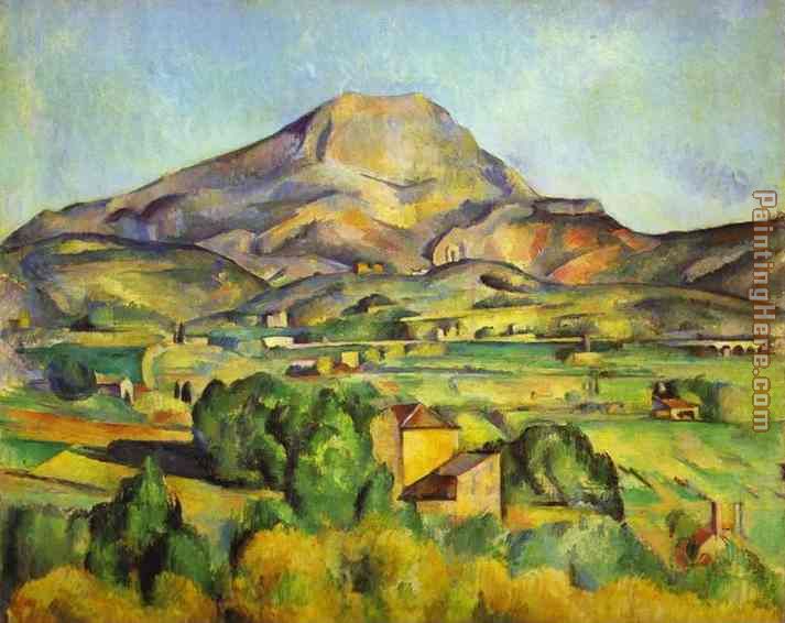 The Mount Sainte-Victoire painting - Paul Cezanne The Mount Sainte-Victoire art painting